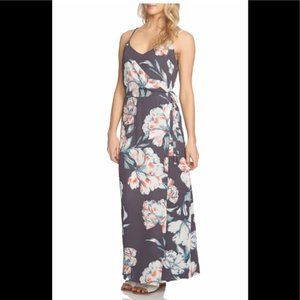 New 1.Slate Gray Floral maxi dress